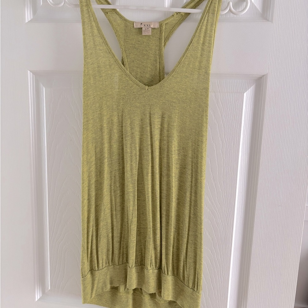 Forever 21 Lime Green Women's Tank Top